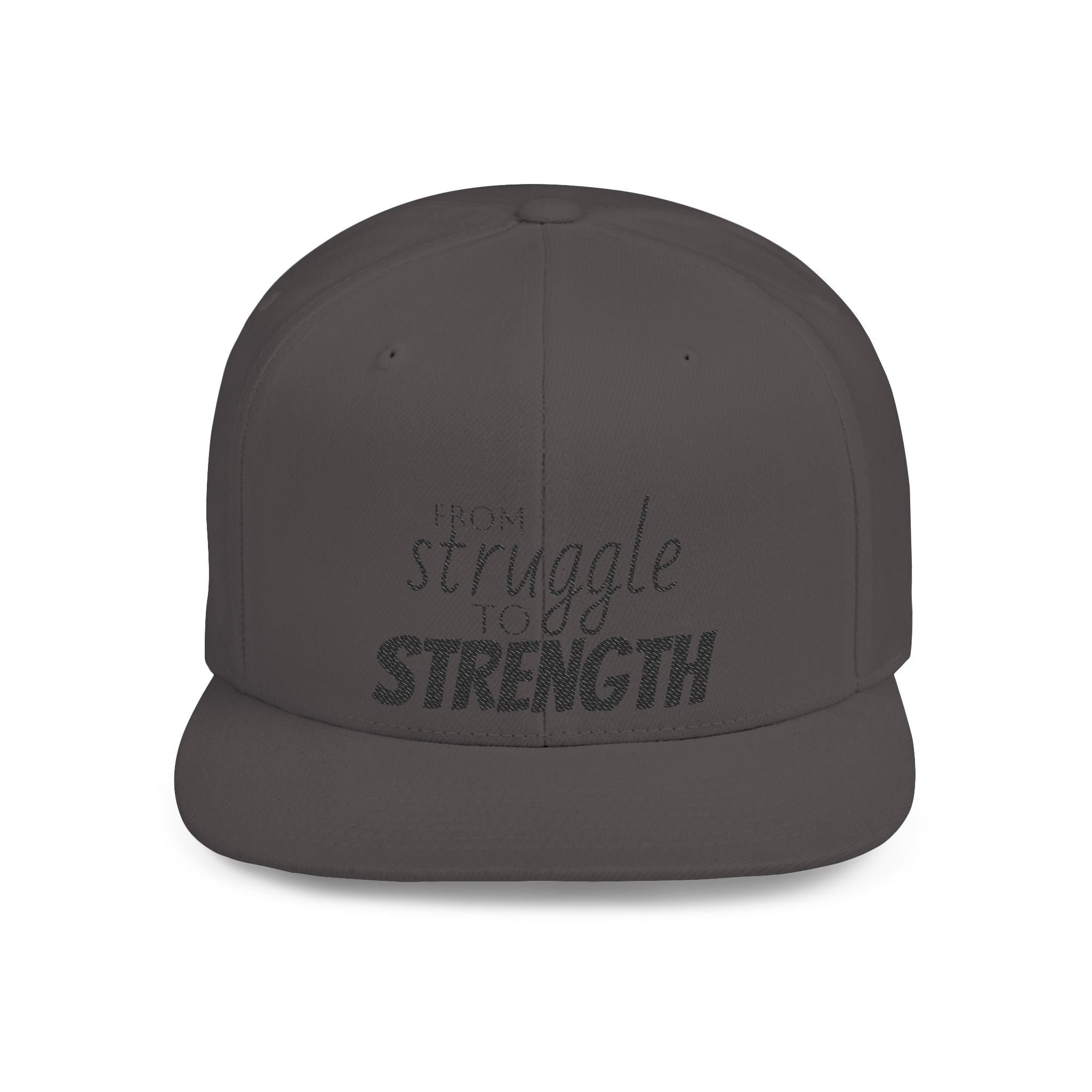 Empowering Snapback Hat, From Struggle to Strength Cap, Motivational Gift, Casual Wear, Inspirational Fashion, Unique Personal Reminder