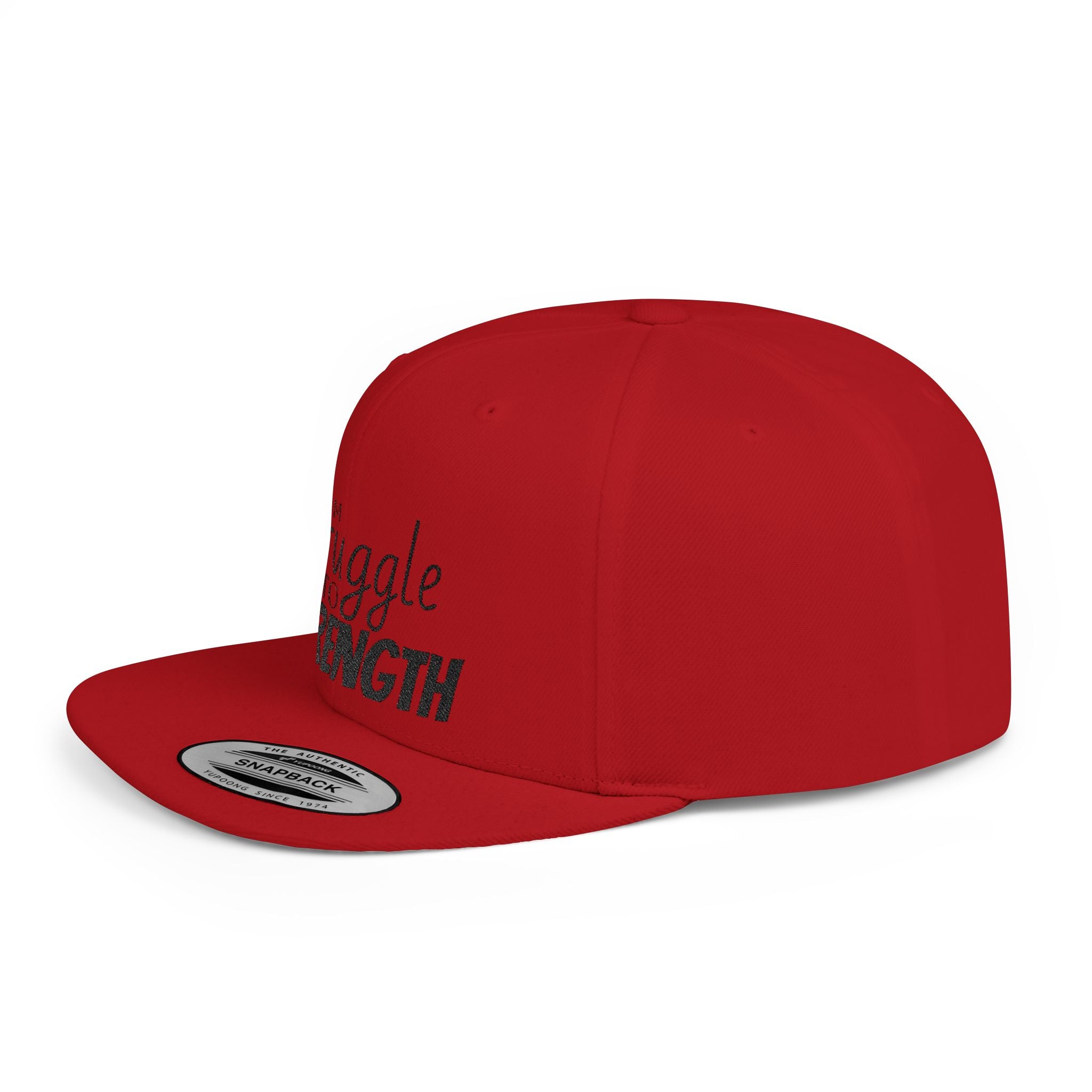 Empowering Snapback Hat, From Struggle to Strength Cap, Motivational Gift, Casual Wear, Inspirational Fashion, Unique Personal Reminder
