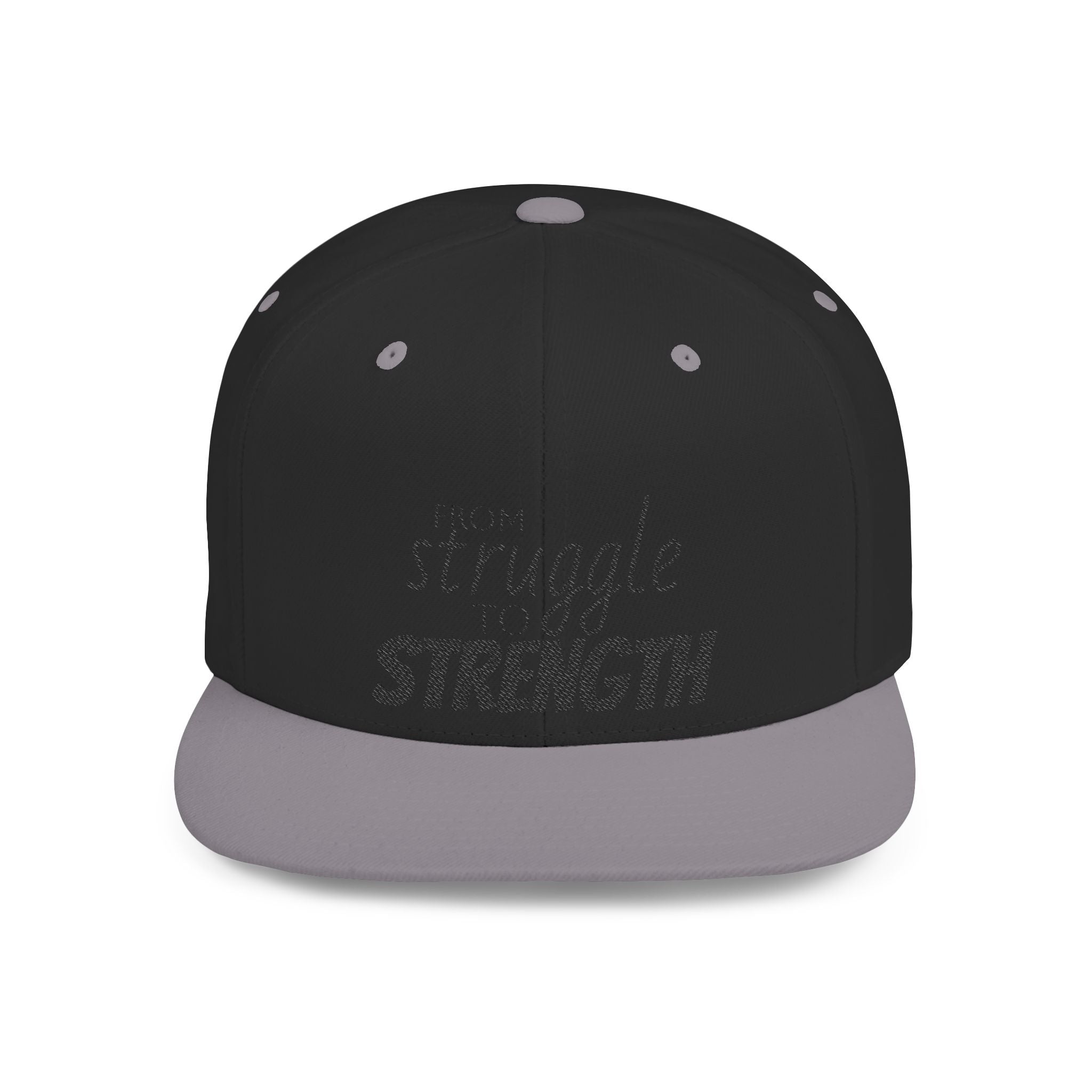 Empowering Snapback Hat, From Struggle to Strength Cap, Motivational Gift, Casual Wear, Inspirational Fashion, Unique Personal Reminder