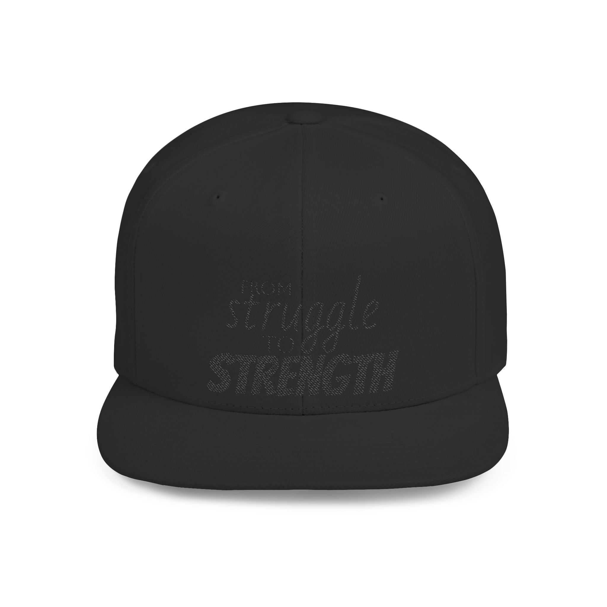 Empowering Snapback Hat, From Struggle to Strength Cap, Motivational Gift, Casual Wear, Inspirational Fashion, Unique Personal Reminder