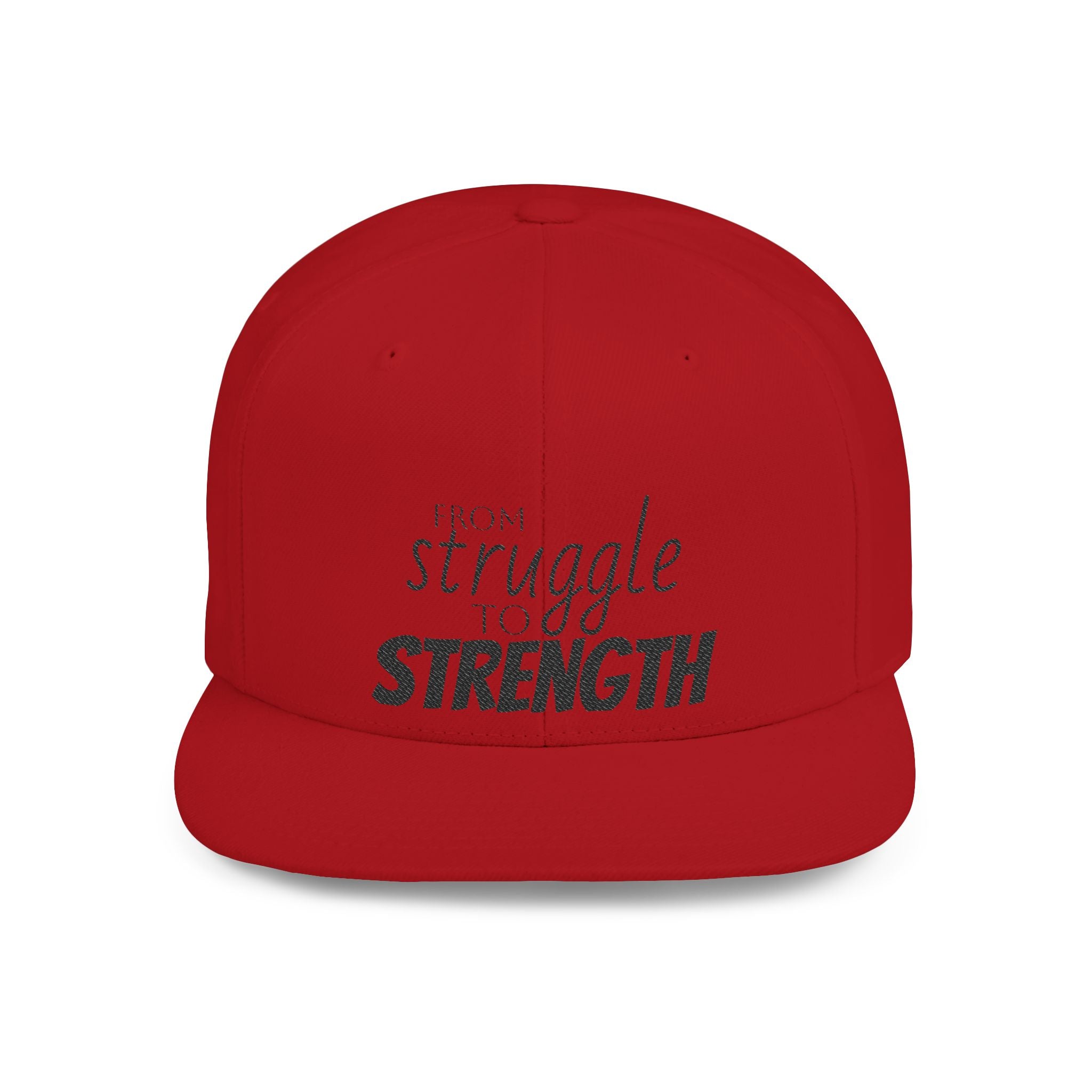 Empowering Snapback Hat, From Struggle to Strength Cap, Motivational Gift, Casual Wear, Inspirational Fashion, Unique Personal Reminder