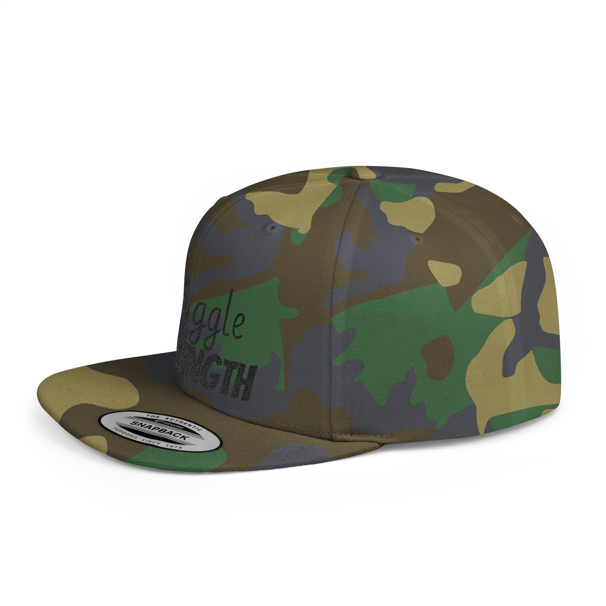 Empowering Snapback Hat, From Struggle to Strength Cap, Motivational Gift, Casual Wear, Inspirational Fashion, Unique Personal Reminder