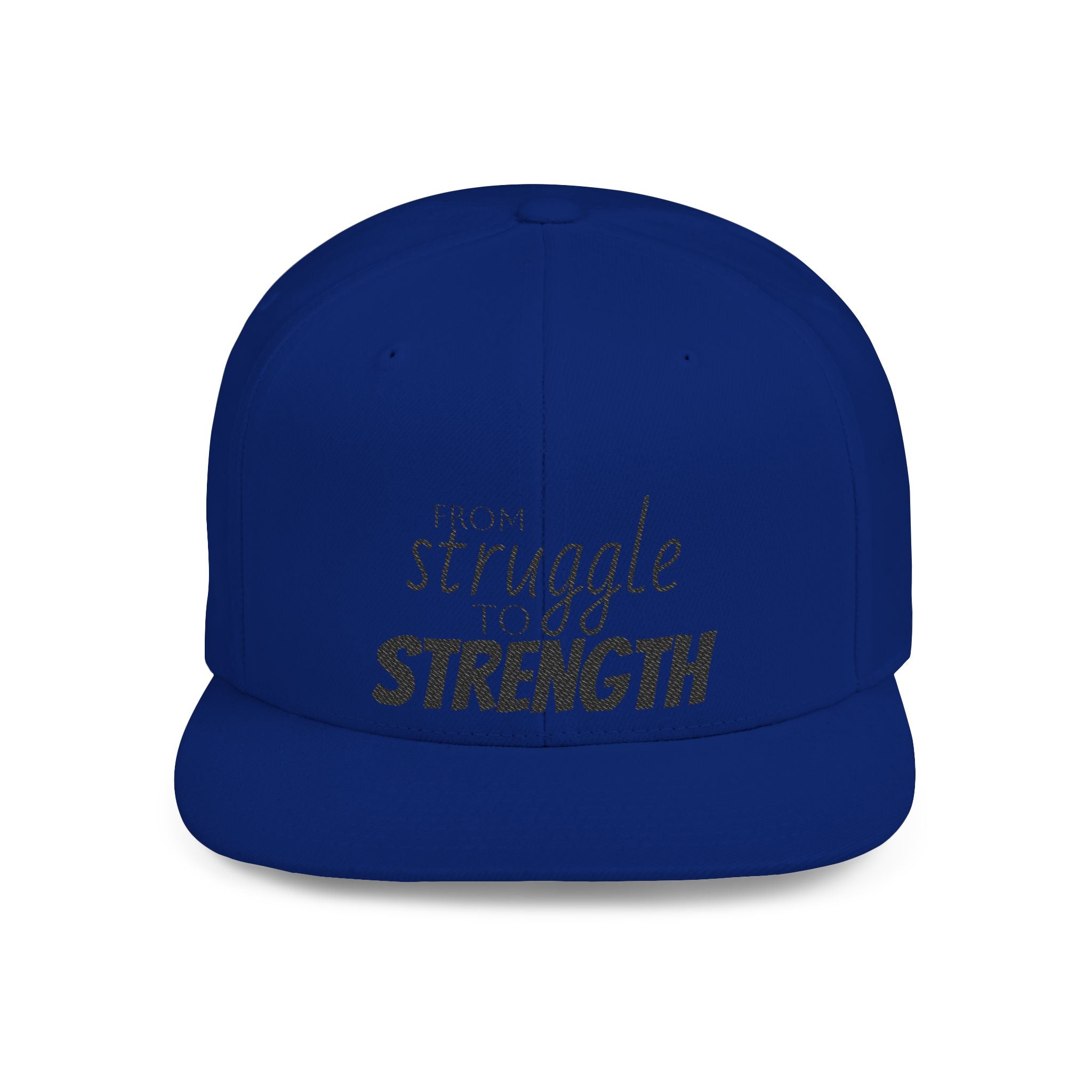 Empowering Snapback Hat, From Struggle to Strength Cap, Motivational Gift, Casual Wear, Inspirational Fashion, Unique Personal Reminder